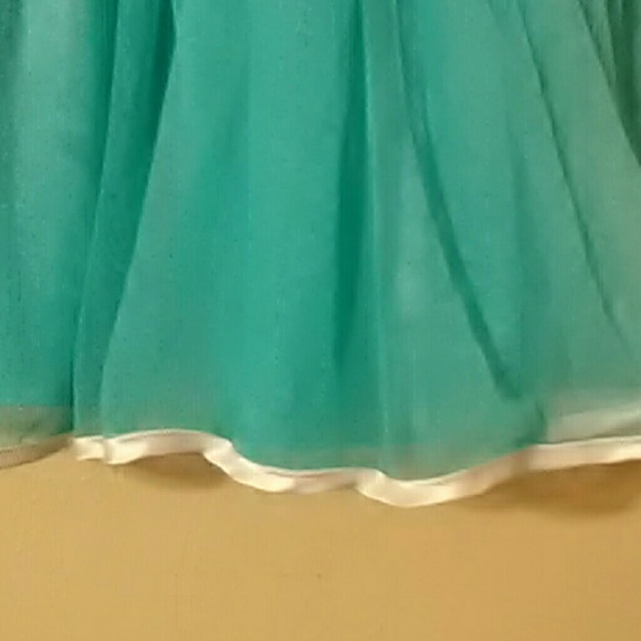 Aqua with white flowers,  size 3T, by Jona Michel - Picture 3 of 4